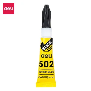 Keo dán đa năng Deli 502 Super Glue 7146 (tuýp 3g)